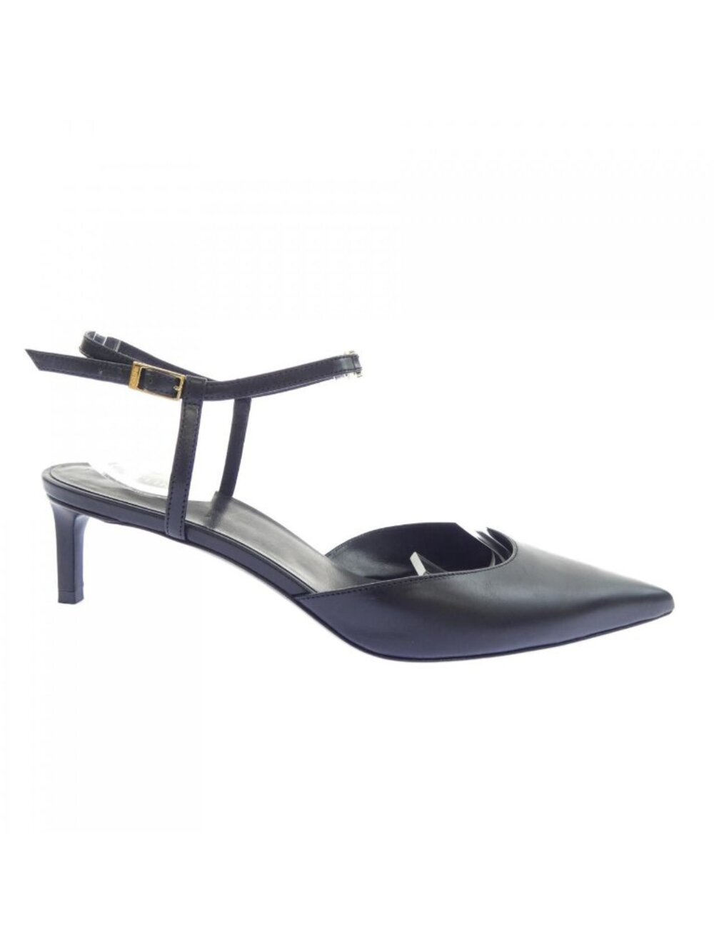 Celine Kitten Triomphe Strap Pumps Heels